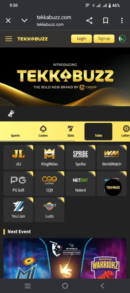 Tekka Buzz Game Login